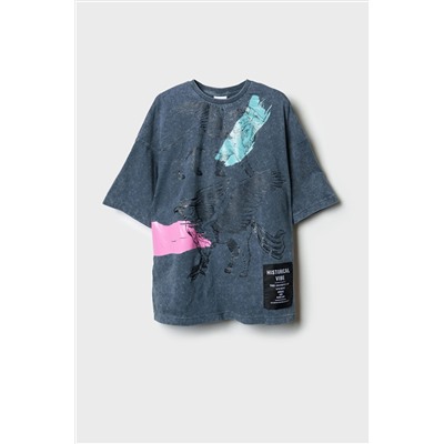 Фуфайка трикотажная для девочек (футболка) PLAYTODAY, 1242465