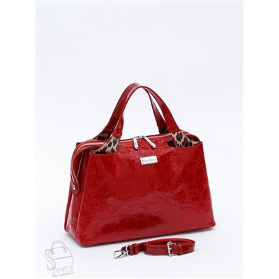 Сумка женская кожаная 9613-1S wine red Velina Fabbaino-Safenta