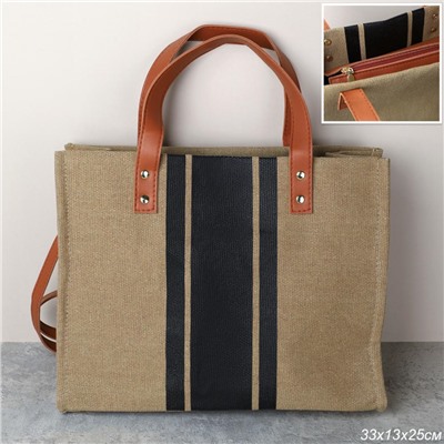 Сумка 33x13x25 / FX-2025/1 /уп 10/50/черная полоса молния