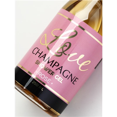 Подарочный набор: гель для душа шампанское и бомбочки для ванны, Чистое Счастье