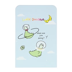 Держатель (ограничитель) подставка для книг, 2 штуки «Дино», голубой