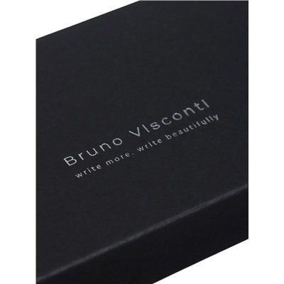 Ручка шариковая автоматическая BrunoVisconti.BOSTON", 0.7 мм, синий, в металическом футляре