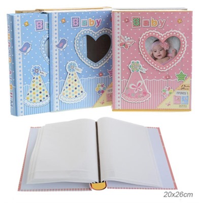 Фотоальбом 100 фото 15х21 С новорожденным / 9272 /уп 36/