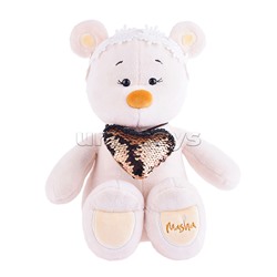 Медведь Masha с сердцем, 30см