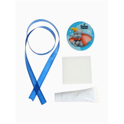 УЦЕНКА Набор для творчества: новогодний шар с отпечатком ручки Дамбо, красный