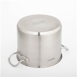 Кастрюля Катунь «Общепит», 7 л, d=22 см, h=18 см, капсульное дно, индукция, нержавеющая сталь