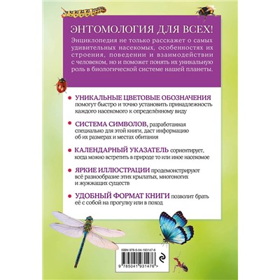 Эксмо Бэрбель Офтринг "Насекомые. Краткий иллюстрированный справочник"