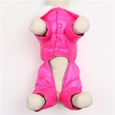 Комбинезон «Астронавт», размер 10, ДС 25 см, ОГ 34 см, ОШ 24 см, розовый