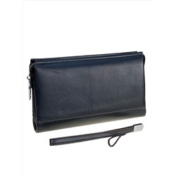 Клатч мужской из натуральной кожи, цвет черный