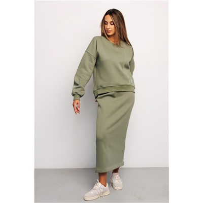 Свитшот худи оверсайз кофта с начесом 387KHK