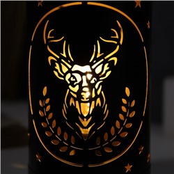 Фигура световая «Величавый олень», 12.3×21 см, 1 LED. батарейки АААх3 (не в компл.), свечение тёплое белое
