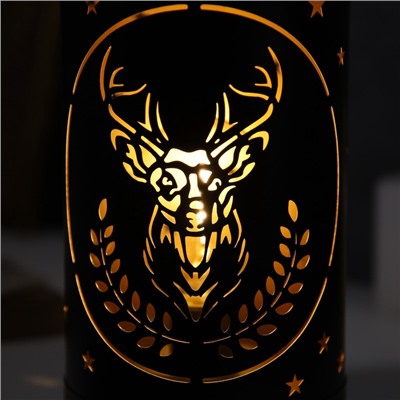 Фигура световая «Величавый олень», 12.3×21 см, 1 LED. батарейки АААх3 (не в компл.), свечение тёплое белое