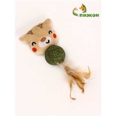 Игрушка с кошачьей мятой «Животные», 18 см, Микс видов