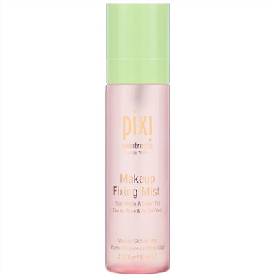 Pixi Beauty, спрей для фиксации макияжа, с розовой водой и зеленым чаем, 80 мл (2,7 жидкой унции)