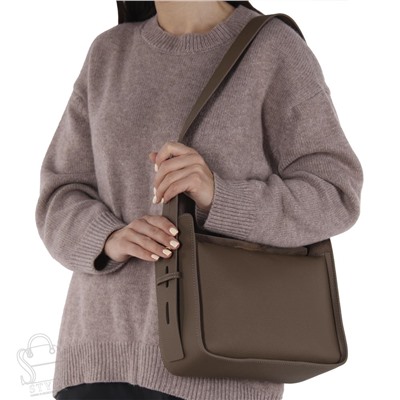 Сумка женская кожаная 2060VG gray Vitelli Grassi