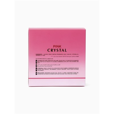 Парфюмерная вода женская Milestone PINK CRYSTAL, 100 мл (по мотивам VersaceCrystalBright)