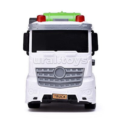 Машина "Бетономешалка" на батарейках, в коробке