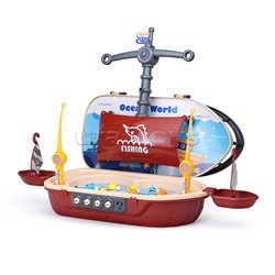 Игровой набор рыбалка "Морячок" 3в1 на батарейках, в коробке