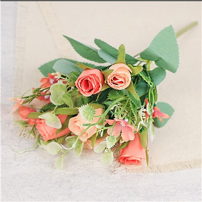 Цветок искусственный 30 см / W01201-2 /уп 2/150/600/ (Желто-розовый )