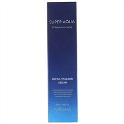 Missha, Super Aqua Ultra Hyalron, сыворотка, 50 мл (1,69 жидк. унции)