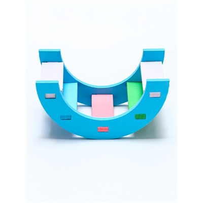 Лесенка для грызунов с цветными ступеньками, синий