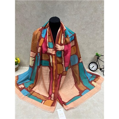 Легкий платок на голову и шею, мультицвет