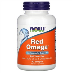 Now Foods, Red Omega, 90 капсул