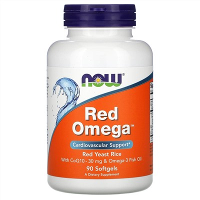 Now Foods, Red Omega, 90 капсул