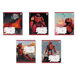 Тетрадь  18л клетка "Iron Gear" MIX-PACK 64840 ErichKrause