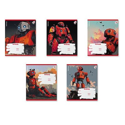 Тетрадь  18л клетка "Iron Gear" MIX-PACK 64840 ErichKrause