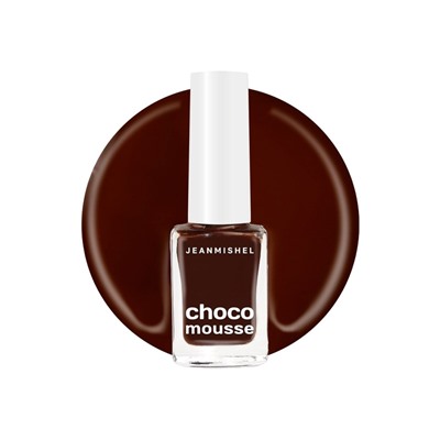 Лак для ногтей Jeanmishel, шоколадно-вишневый, глянцевый, тон 470, 6 мл