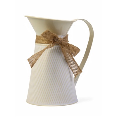 Кашпо «Кувшин Гленн», 12×12×20 см, бежевое