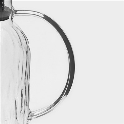 Кувшин для воды «Агат», 1.8 л, 12×22.5 см, стекло, прозрачный