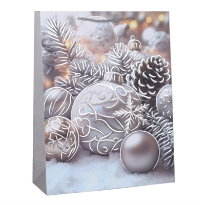Пакет подарочный 31х40х12 / 100-L /уп 12/360/ микс Новый год
