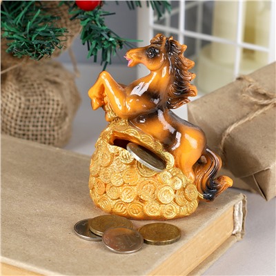 Копилка Лошадь 9 см / 25360-1 /уп 144/ Символ года 2026