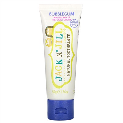 Jack n' Jill, Natural Toothpaste, Bubblegum, 1.76 oz (50 g)