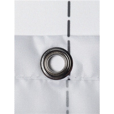 Штора для ванной «Этель» Lines, 145×180 см, полиэстер