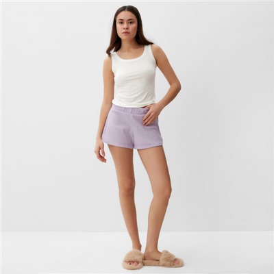 Шорты женские KAFTAN Basic line, размер 44, сиреневые