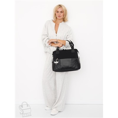 Сумка дорожная 8587-01Y black Polina&Eiterou
