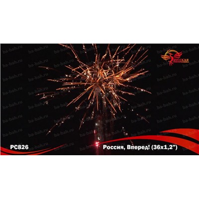 Фейерверк РС8260 Россия, вперед! (1,2" х 36)