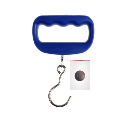 УЦЕНКА Весы-безмен Luazon LVU-05, до 50 кг, синие, крюк