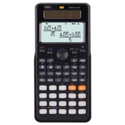 Калькулятор научный 10+2 разряда ED82ES черный (1460088) Deli