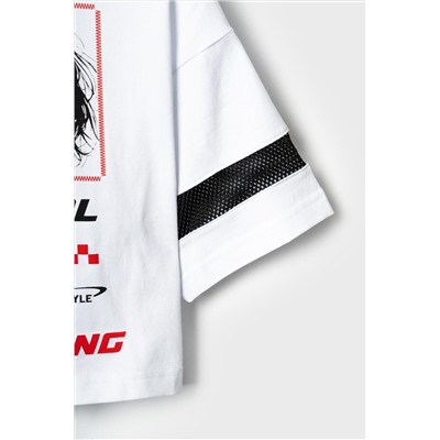 Фуфайка трикотажная для девочек (футболка) PLAYTODAY, 1240268