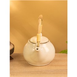 Чайник заварочный «Камень», 18×18×12 см, керамика, бежевый в крошку