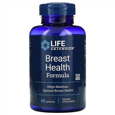 Life Extension, состав для здоровья молочных желез, 60 капсул