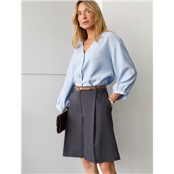 Шорты-бермуды из премиальной костюмной ткани с добавлением лиоцелла