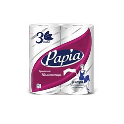 Papia Полотенца 3-х слойные 2шт
