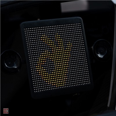 Дисплей на стекло анимационный цветной, 32x32 пикселя