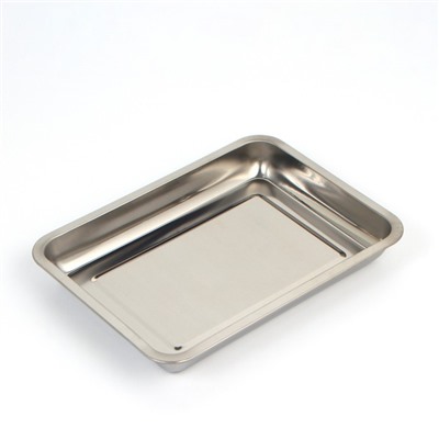Противень из нержавеющей стали Luxstahl, 36×27×4.8 см, глубокий