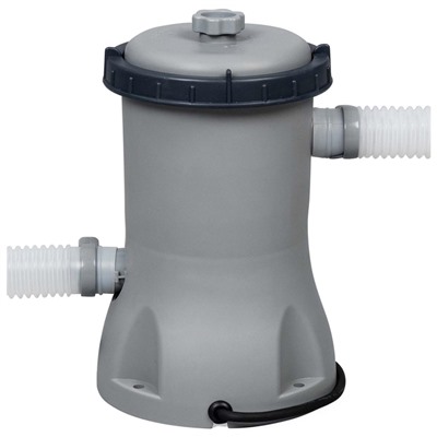 УЦЕНКА Бассейн каркасный Power Steel Swim Vista, 427×250×100, фильтр-насос, лестница, тент, 56714 Bestway